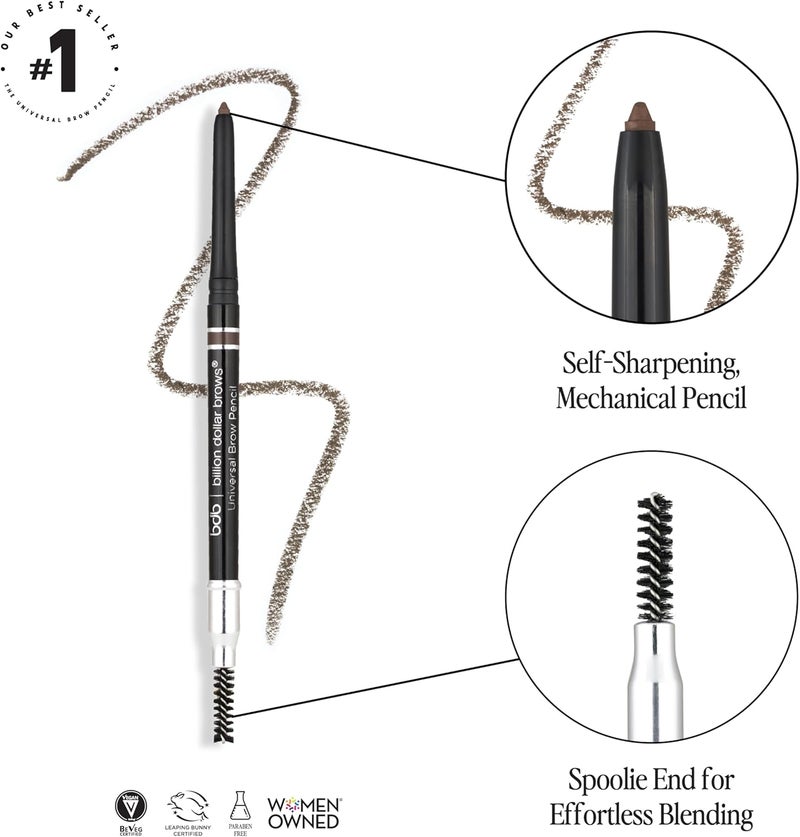 Billion Dollar Brows Eyebrow Color & Shaping Pencil - Universal Shade 0.27 G - Image 3